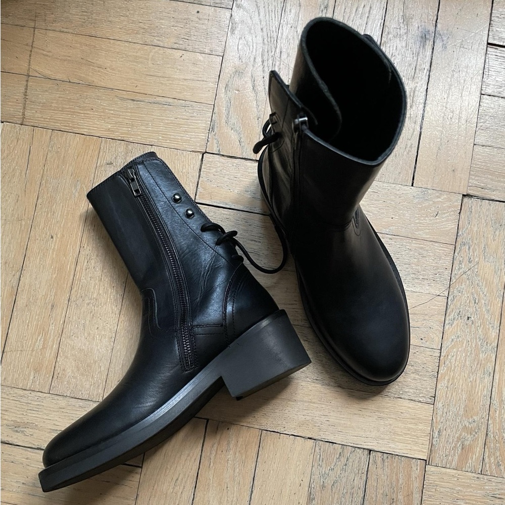ann demeulemeester lace up boots sz6.5-7 NEVER WORN
